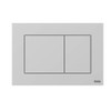 TECE NOW 9240402 Toilet Flush Plate Matt Chrome Dual Flush