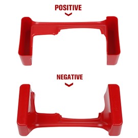 JeCar Center Console Gear Shift Tray Storage Box Organizer Bins for 2018-2024 Jeep Wrangler JL Gladiator JT (Red)