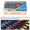 Glarks 360pcs 22-16/16-14/12-10 Gauge Quick Disconnect Electrical Insulated Spade Fork