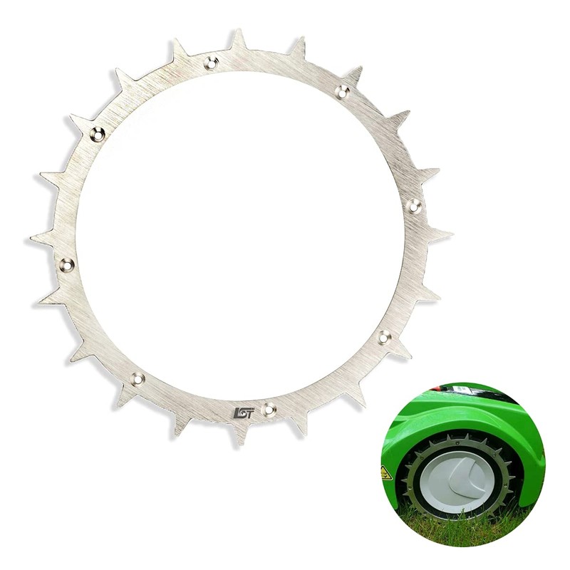 LST 2x robotic lawnmower lawn robot traction incineration diameter 200