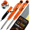 THORVALD Set Deep Hole Marker Pencil (2 x Carpenter's Pencils