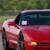 Windshield Racing Numbers Vinyl Decal Stickers | Track Drag Strip