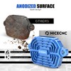 NICECNC Aluminium Finned Valve Covers Compatible with Suzuki DR650SE 1996-2024，DR650S
