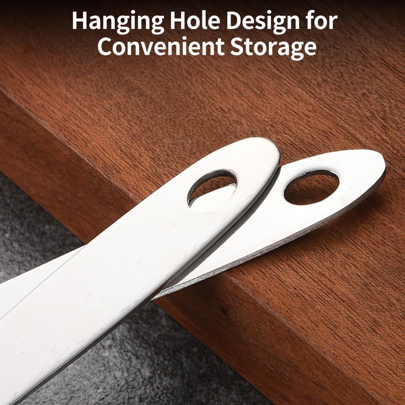 HRLORK Slotted Spoon Large 12.8inch/32.5cm Stainless Steel Cooking Spoons Cooking