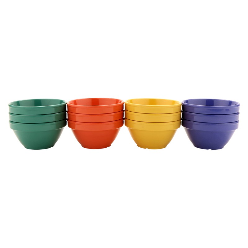 G.E.T. BC-170-MIX-EC Melamine Bouillon Cup / Bowl, 8 Ounce