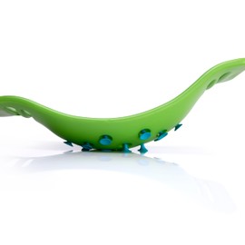 Fat Brain Toys Teeter Popper, Indoor Toddler Sensory Toys for Ages 3 and Up, Green