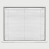 White Colour - PVC Plain window Venetian Blinds - 25mm