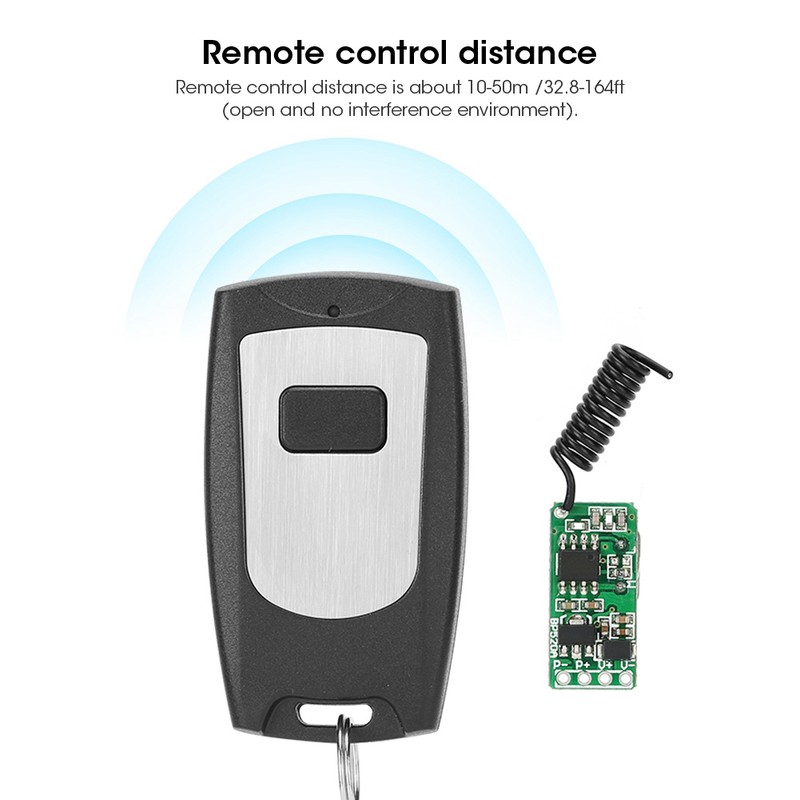 433.92MHZ Portable Micro Silicon Controlled MOS Silent Remote Control Switch