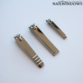 Nail Window Nail Clippers 3 Types: Mini, Straight, and Round; Portable Nail Clippers; Nail Care / 네일윈도우 손톱깎이 3종 미니형 일자형 라운드형 휴대용 손발톱깎이 클리퍼 손톱관리 네일케어