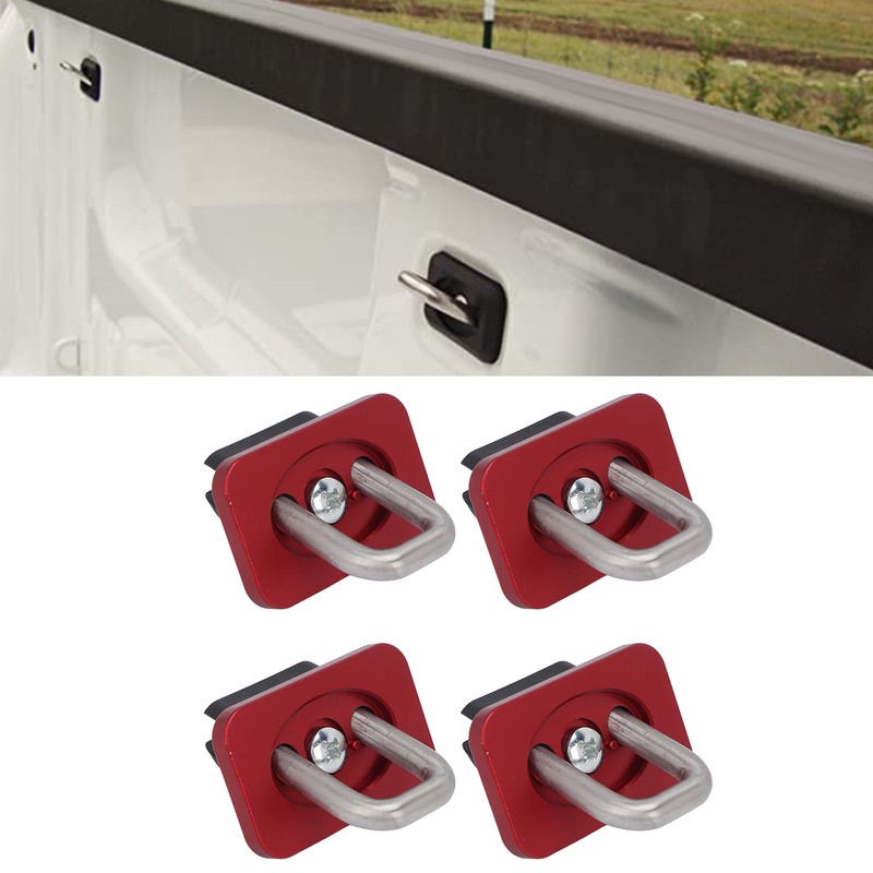 4pcs Truck Bed Tie Down Anchors 1000 LBS Bearing Stainless
