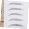 Ipetboom Artificial Eyebrow 2pcs 3d Eyebrow Stickers Template Make up