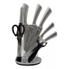 Eco R Set Cuchillos Acero Inoxidable C/base Juego 8 Pzas