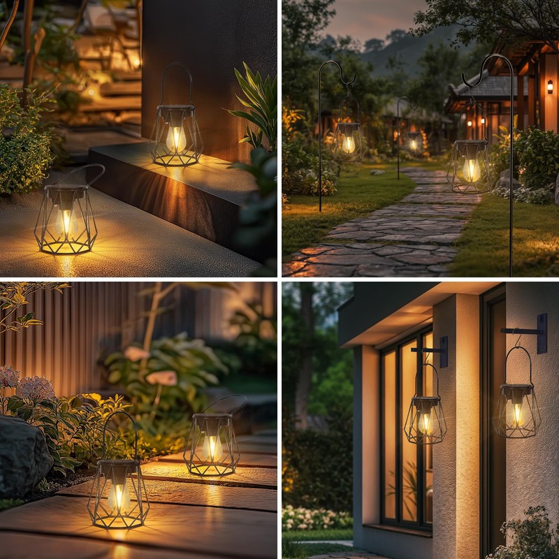 Ketom Solar Lights for Outdoor Use, Octagonal Shape