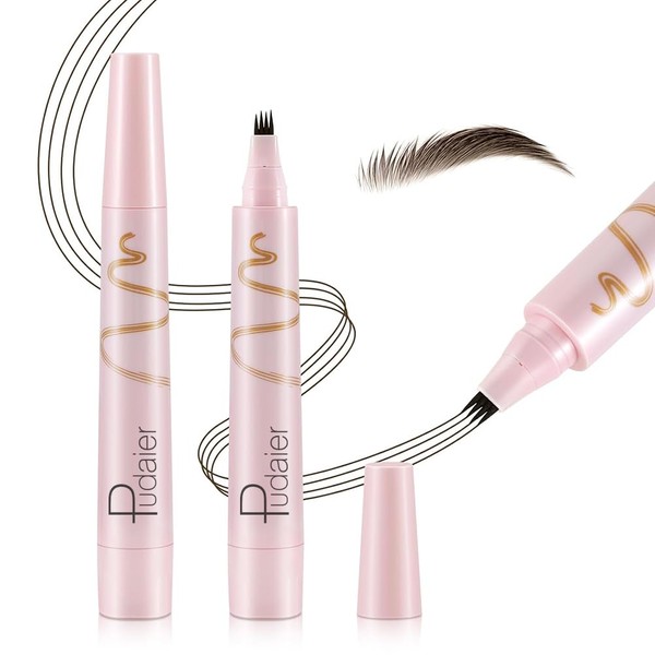 4D Liquid Eyebrow 4 Prong Eyebrow Pencil "36H Lasting Effectiveness"