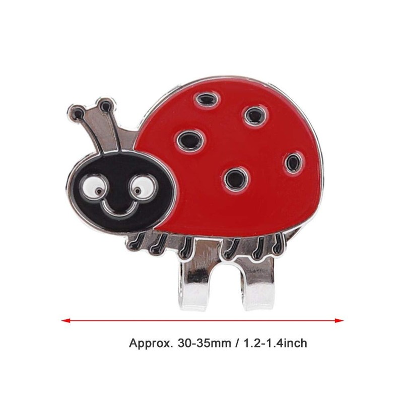 Dwawoo Golf Hat Clip, Animals & Insects Pattern Golf Ball