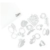 Sizzix 662700 Thinlits Die Set 17PK - Funky Floral #1