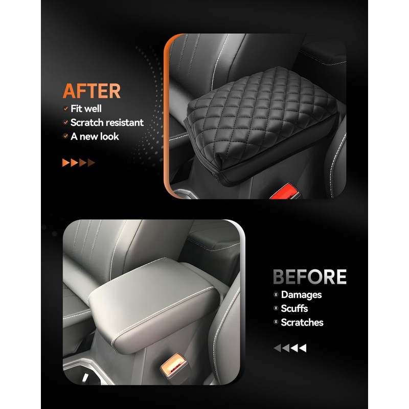 CDEFG for Volkswagen Taos 2022-2025 Center Console Cover Armrest Box