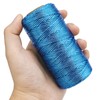 Metallic Blue Twine, 1.5 mm Thick, 328 Feet, for Crafts,
