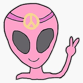 Magnet Alien Queen Magnet Bumper Sticker Car Magnet Flexible Reuseable Magnetic Vinyl 5"