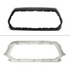 Silscvtt Front Upper Grille Outer Frame Surround Glossy Black Replacement