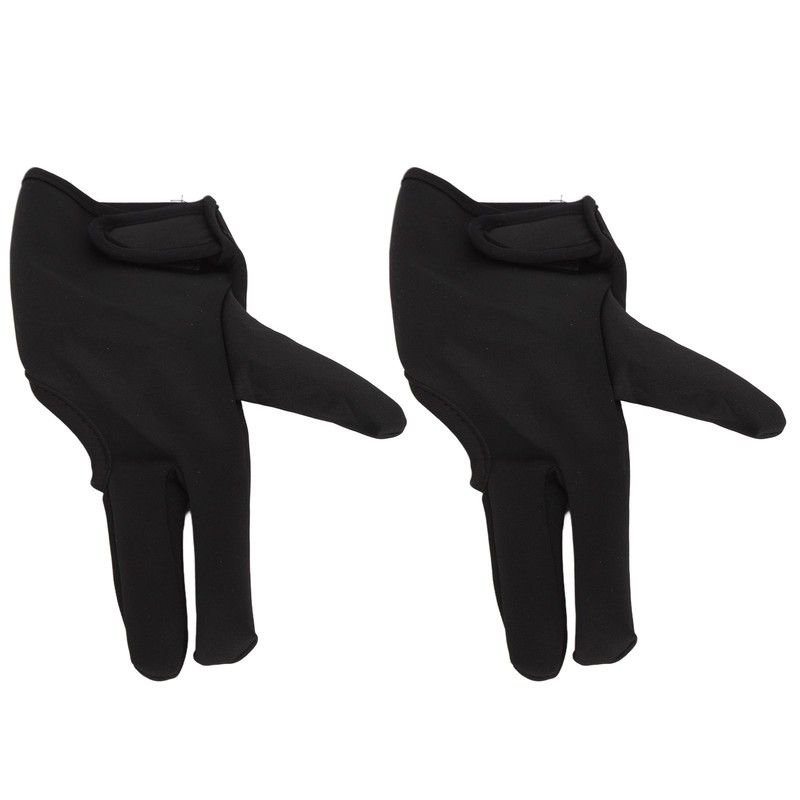 2Pcs 3 Finger Barber Glove Insulated Hair Styling Heat Protector