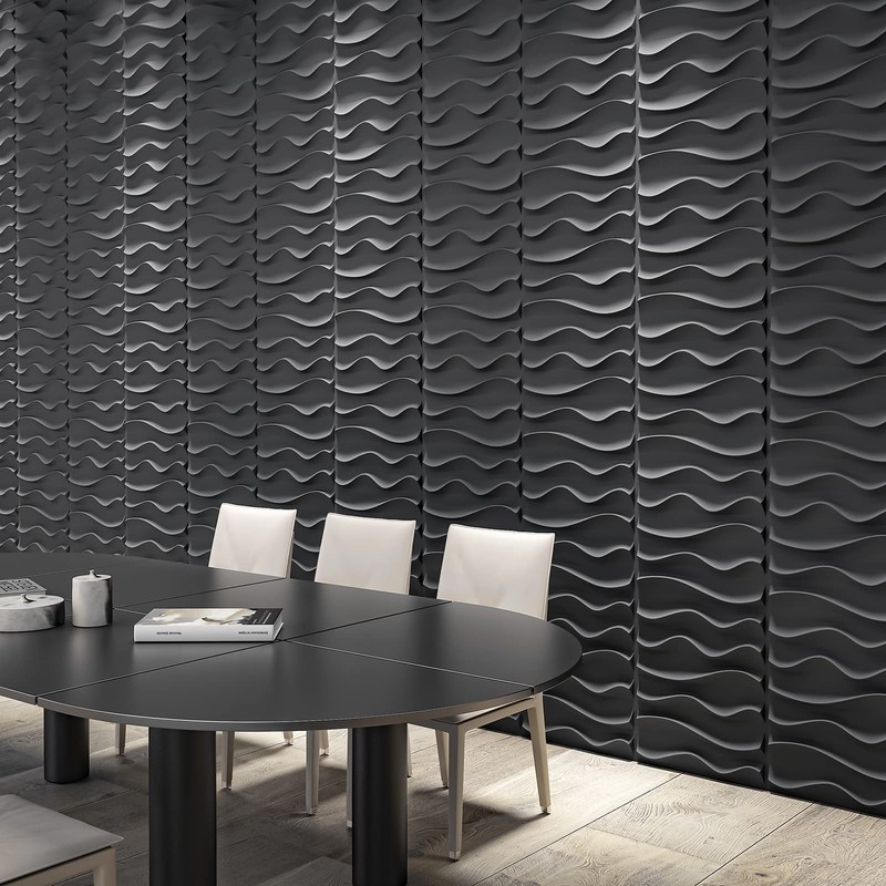 Art3dwallpanels 33 Pack 3D Wall Panels - Elegant Wave Textured