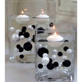 Vase Pearlfection 3 Event Pack Transparent Water Gels Kits - Fills 15 Gallons for The Floating Effect - with Measured Floating Gels Prep Bags for Best Results