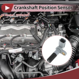 HEROFFIX Crankshaft Position Sensor for Nissan Sentra SE 2.0 98-01 Engine Crank CKP Sensor No. 237310J200 Black Grey Metal Plastic Pack of 1