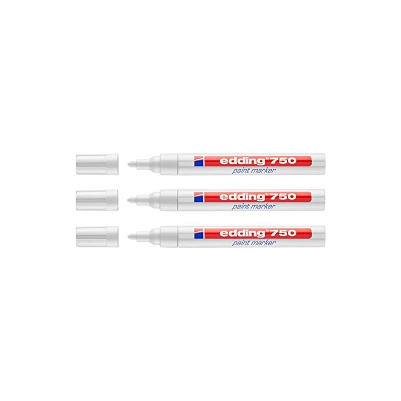EDDING 750 Paint Markers Pack of 3 | 10 Colours