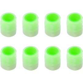 Tapas Luminosas para Vástago de Válvula de Neumático para Coche, 8 Uds., Tapas Fluorescentes para Válvula de Aire de Rueda de Coche, Cubierta para Coche, Camión, SUV,
