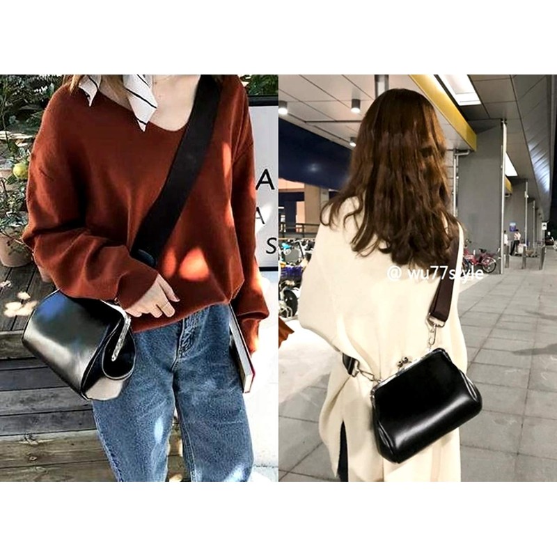Zazaland Mini Shoulder Bag, Snag, Easy to Take Out, Leather,