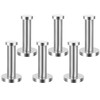 EBOOT 6 Pieces Stainless Steel Wall Mount Robe Coat Hook