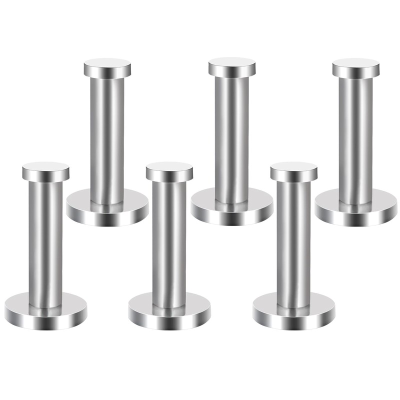 EBOOT 6 Pieces Stainless Steel Wall Mount Robe Coat Hook