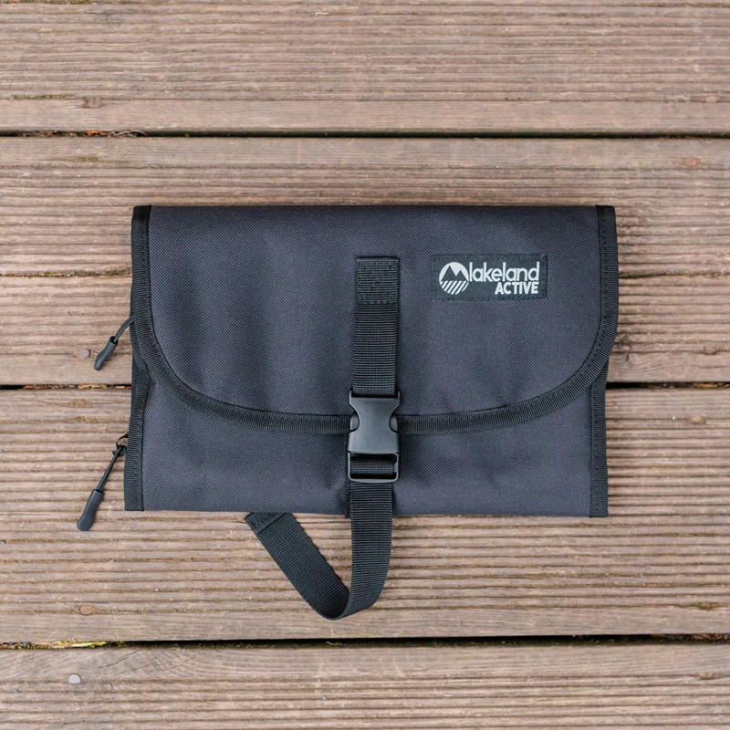 Lakeland Active Eskdale Fold Out Hanging Travel Toiletry Bag for