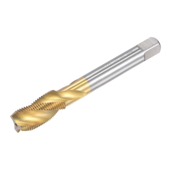 sourcing map Spiral Flute Threading Tap M12 x 1, Metric