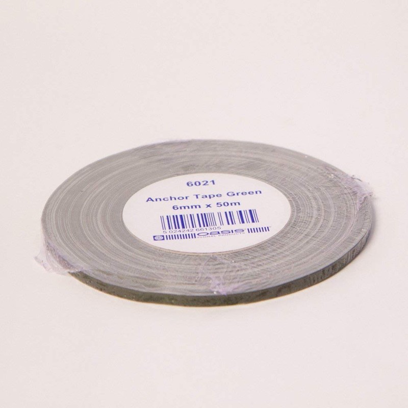 Smithers Oasis Anchor Tape 6mm x 50 metre Roll Cotton