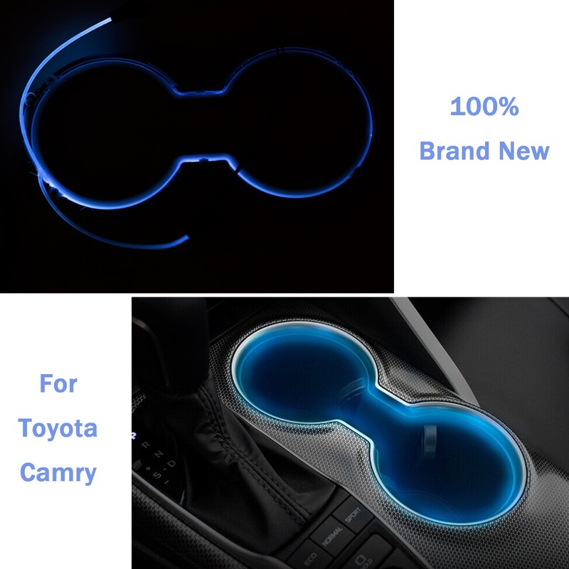 JESYMBX For Toyota Camry 2018-2021 Water Cup Holder Ambient Light