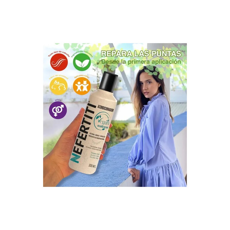 Kit Shampoo + Acondicionador Sin Sulfato Sin Parabenos Vegan