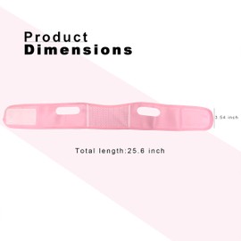 Yuibthr Chin Strap for Sleeping, V Line Lifting Mask, Reusable Face Strap, Jaw Exerciser (PinkSunflowers-Q)