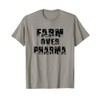 Farm Over Pharma Vegetable Tee T-Shirt, Small, Grey