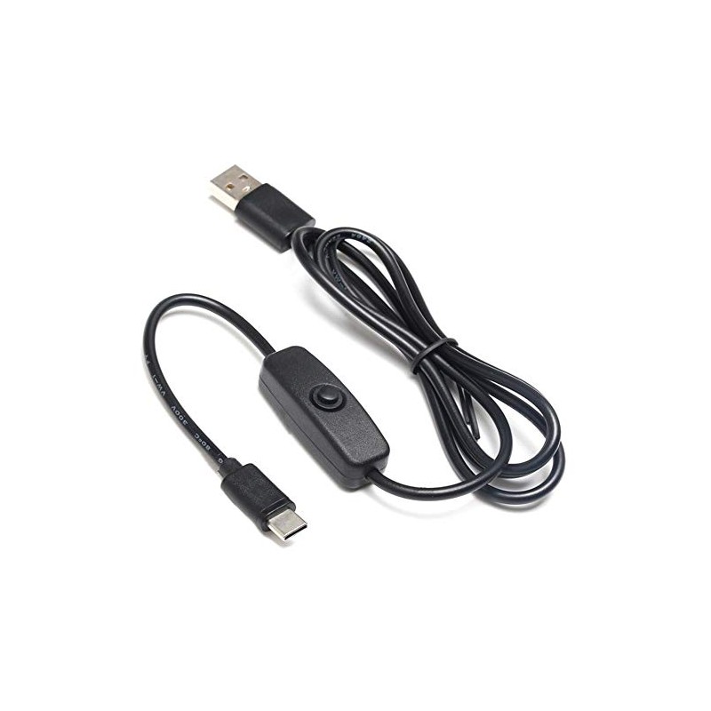JacobsParts 3A USB Type C Cable On/Off Power Button Switch