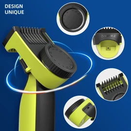 14-in-1 Adjustable Guards Comb, Attachment for Hybrid Electric Trimmer QP2520 QP2530 QP2620 QP2630, from 0.4 to 10mm Precision Length, with Body Comb and Skin Guard