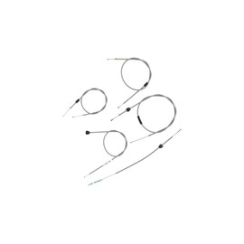 MOTOFLEX Simson Star Sperber Hawk SR4 Bowden Cable Set in Grey