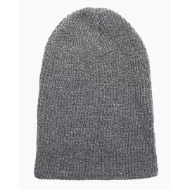 KB ETHOS Knit Heather Gray Slouch Beanie Winter Hat Style Toque