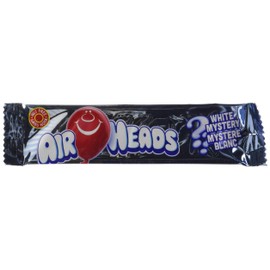 AIRHEADS CANDY INDIVIDUALLY WRAPPED BARS, WHITE MYSTERY, PARTY, 0.55 OUNCE