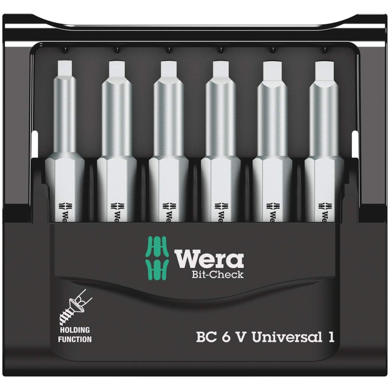 WERA 05056478001 Bit Check Set 6 V Universal Hob Cover