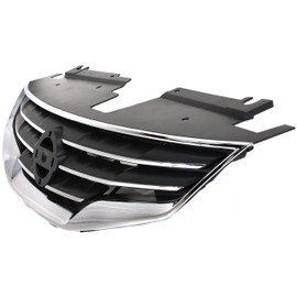 Garage-Pro Grille Assembly Compatible with 2010-2012 Nissan Altima Chrome Shell with Black Insert