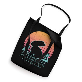 Easter Bunny Rabbit Vaporwave Aesthetic Retro 90s Japanese Tote Bag