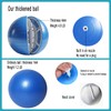 liguanlan 25 in Herding Ball for Dogs:Blue,Thickness 4mm, Weight 4.9