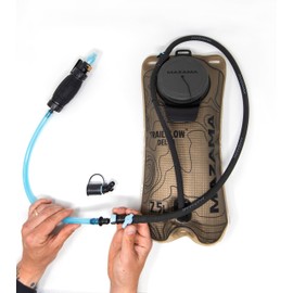 Mazama QuikStream Multi-Function Hydration Pump Kit – Pressurized Water System for Sharing, Cleaning & Cooling. Rinse Gear, Dishes, Pets, Sand & More. Fits Most Reservoirs. Squirt or Spray on Demand!